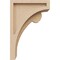 Ekena Millwork 4"W x 8"D x 12"H Classic Viola Rough Cedar Woodgrain TimberThane Corbel, Primed Tan CORUR04X08X12VIORCPR - alternate 4